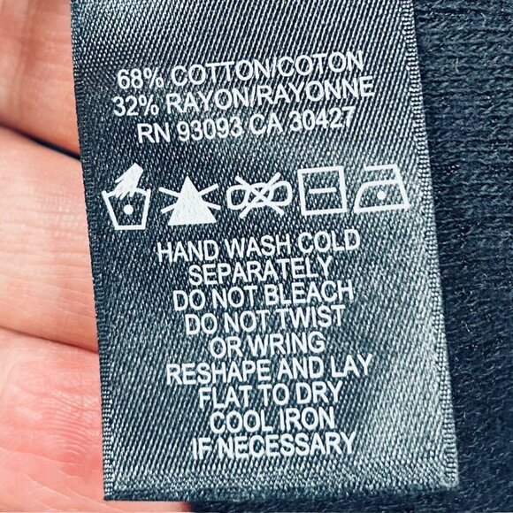 Nic & Zoe "Grace" Black Knit Cardigan Jacket Plus Size 3X - Picture 7 of 7